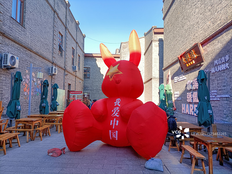 哈尔滨老道外中华巴洛克历史文化街区图片素材