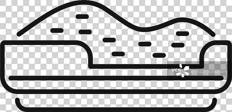 猫砂盆清洁用品图标图片素材