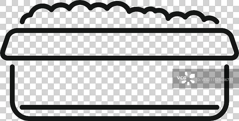 装满新鲜食物的已打开塑料容器图片素材