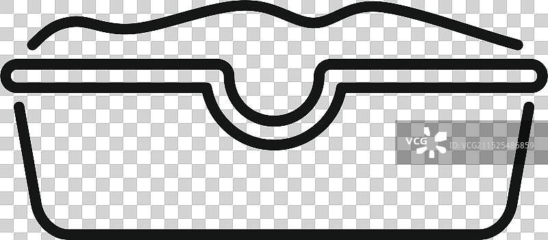 简易设计：准备猫砂盆图标图片素材