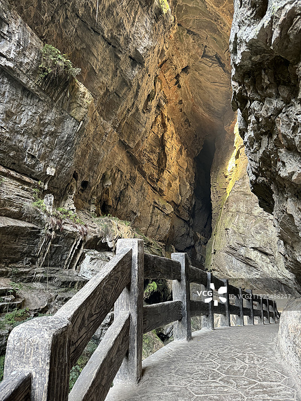 重庆奉节天坑地缝景区图片素材