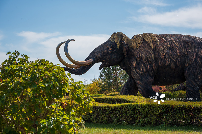 呼伦贝尔满洲里市扎赉诺尔猛犸旅游区图片素材