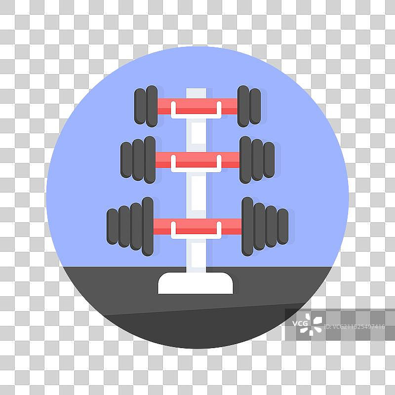 哑铃架图片素材