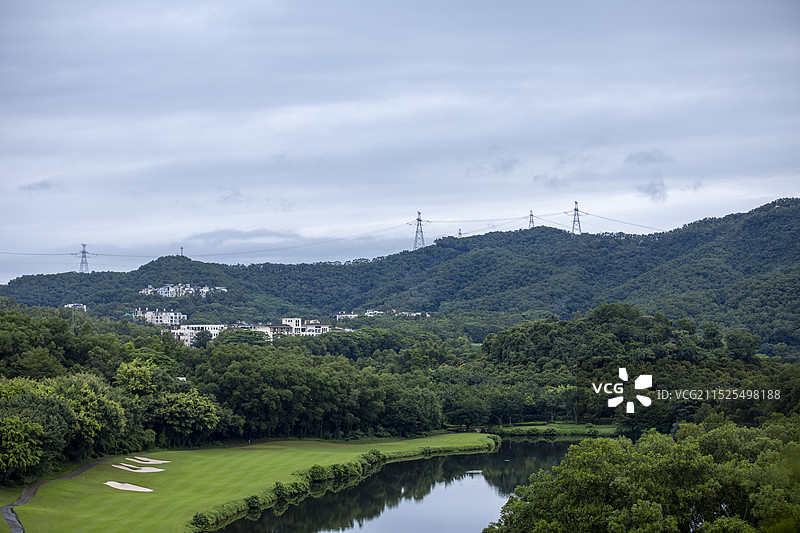 东莞大屏嶂森林公园山景风光图片素材