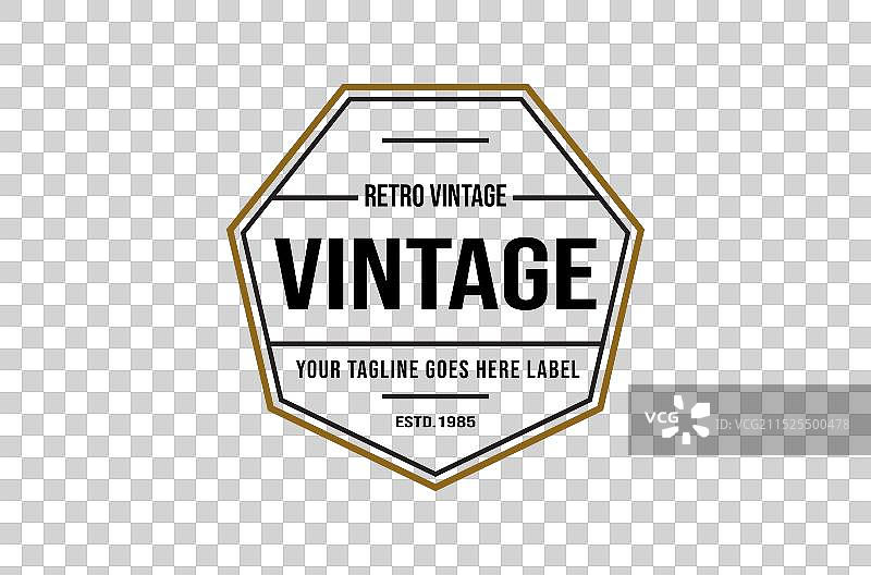 圆形复古印章标签标志图片素材