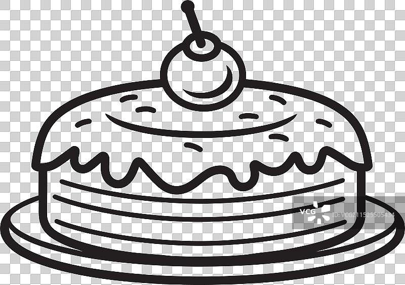 暗黑天鹅绒蛋糕图片素材