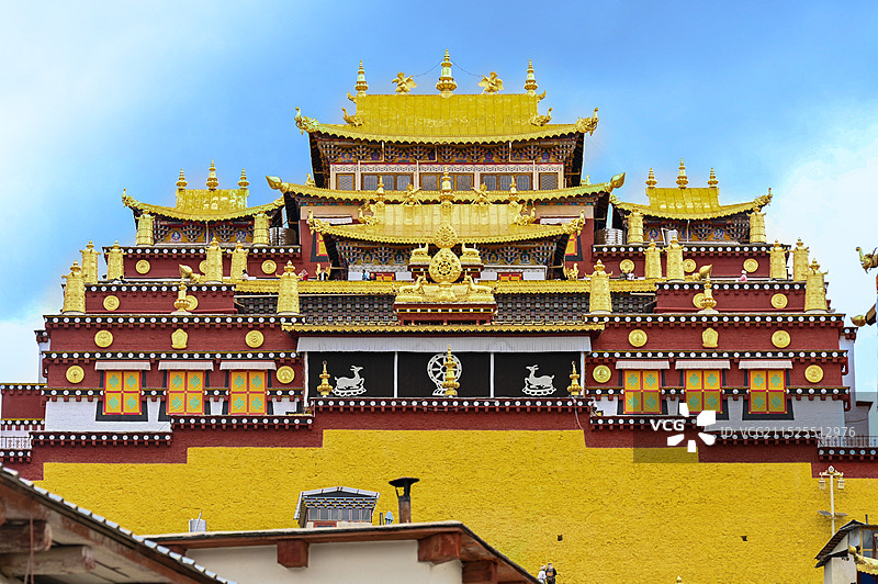 松赞林寺图片素材