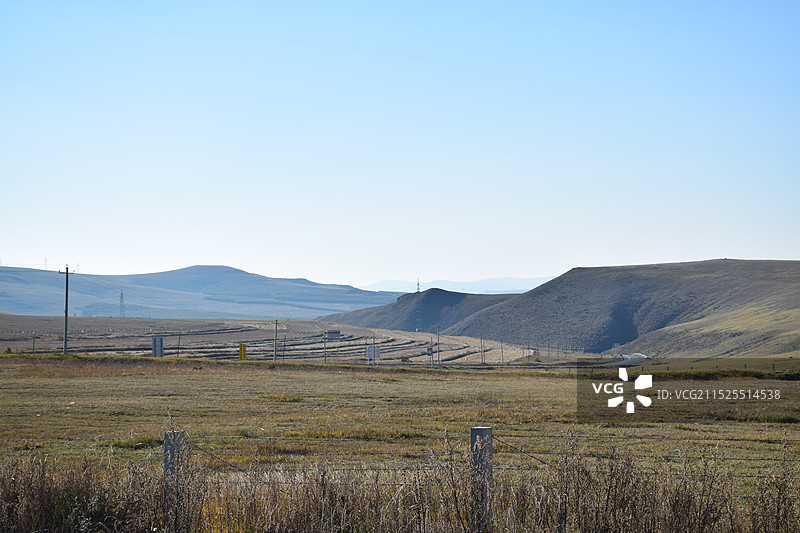 赤峰·大光顶子百里风车图片素材