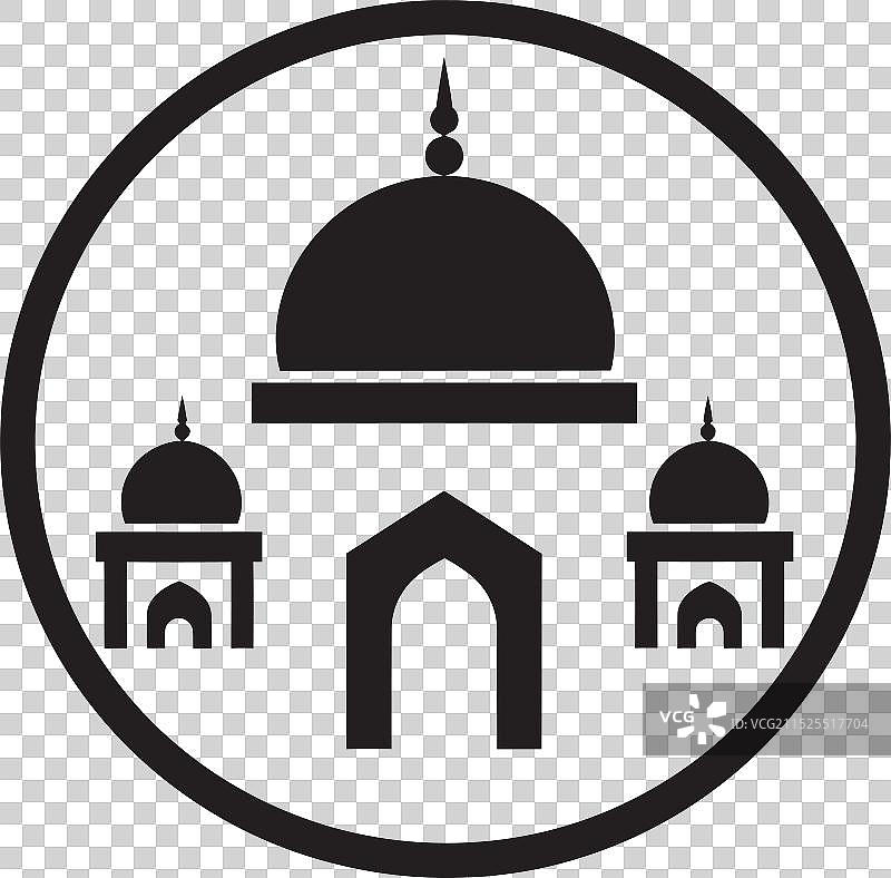 停电素描清真寺图形建筑图片素材