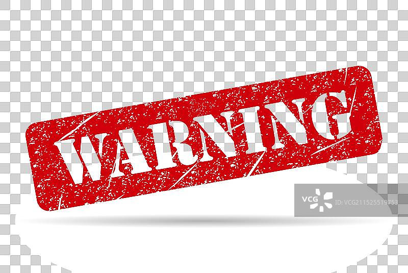 警告印章阴影符号标签贴纸标志图片素材