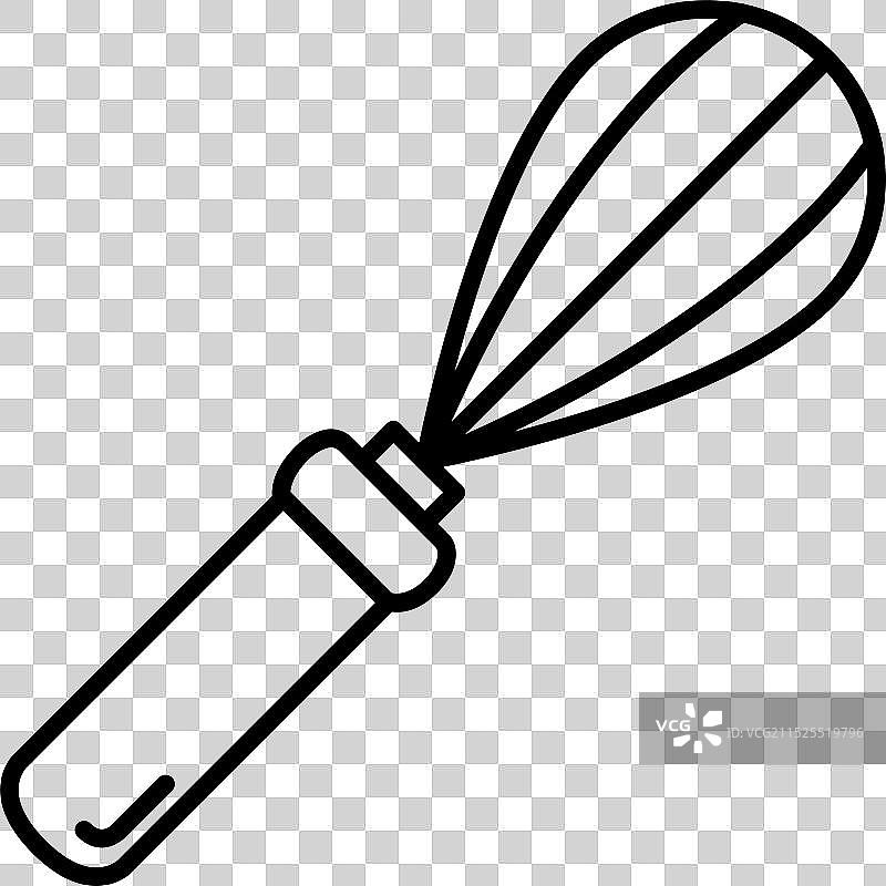 打蛋器 线框图标图片素材