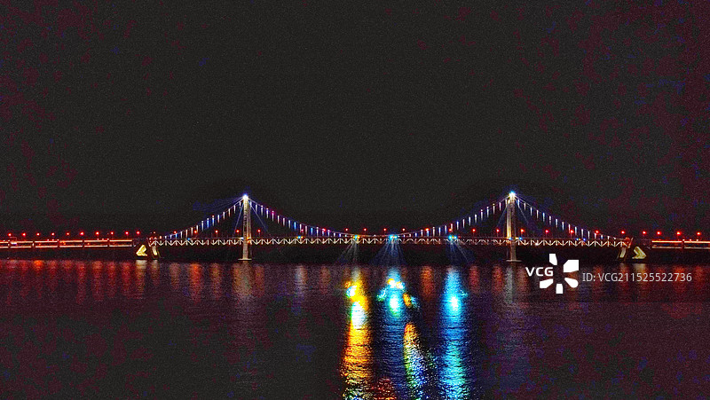 大连星海湾大桥航拍图片素材