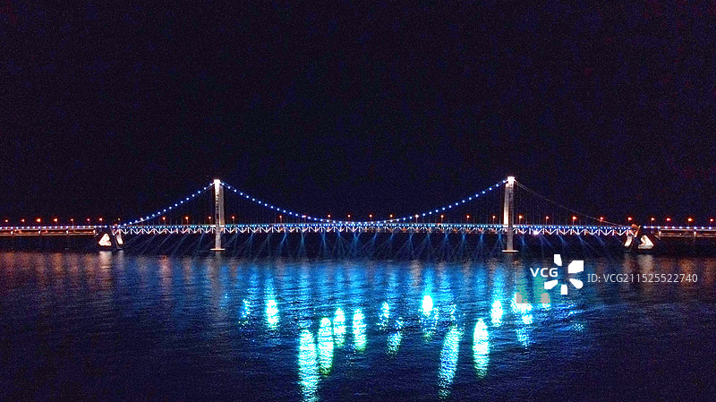 大连星海湾大桥航拍图片素材