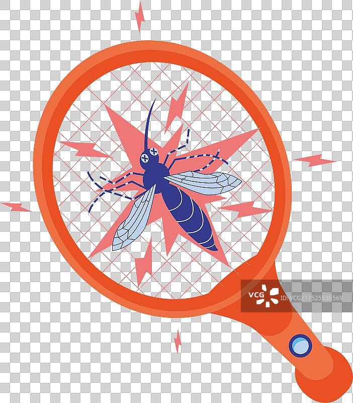 电蚊拍灭蚊预防登革热图片素材