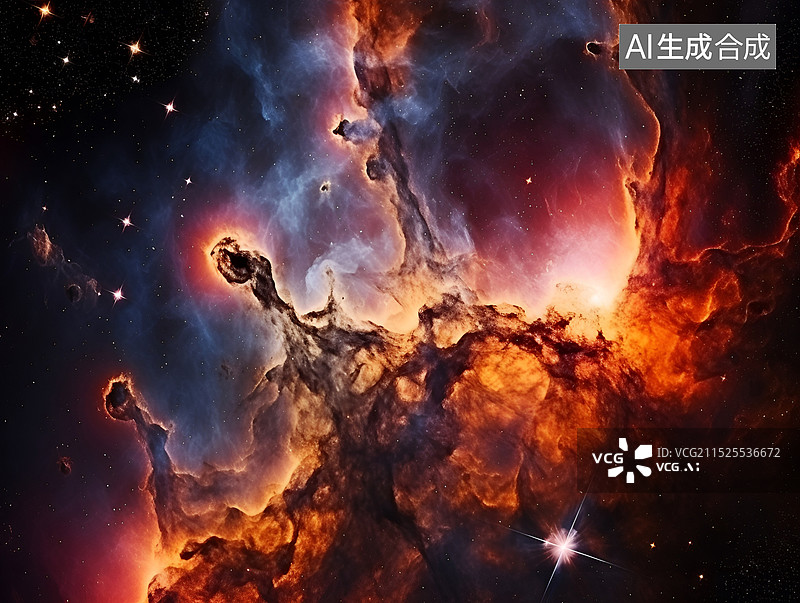 【AI数字艺术】宇宙深空插图图片素材