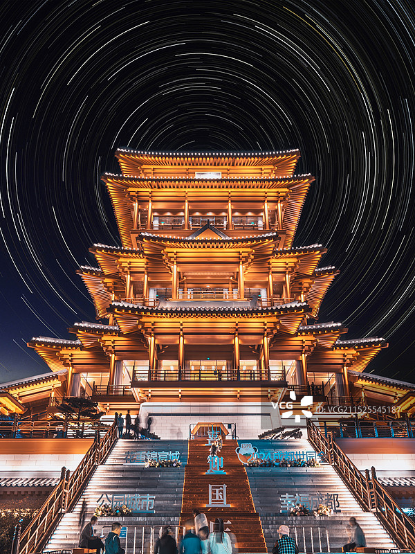 锦云楼—成都园艺博览会图片素材