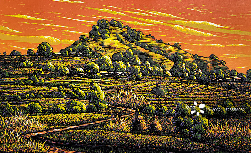 《元阳秋韵》图片素材