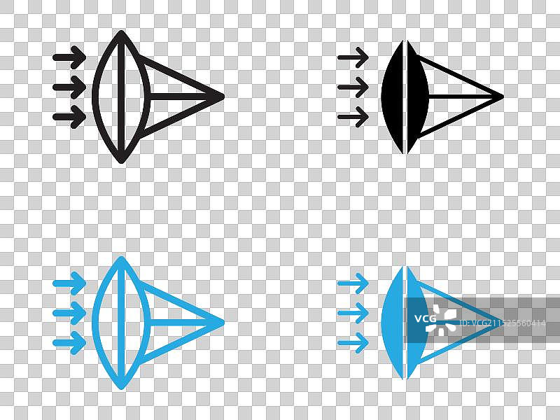 凸面图标黑白轮廓标志图片素材