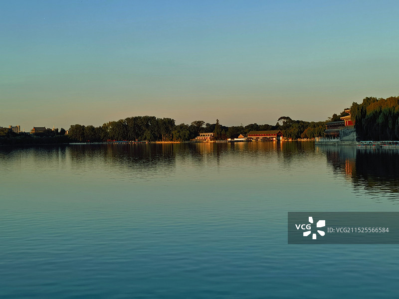 北海公园一角图片素材