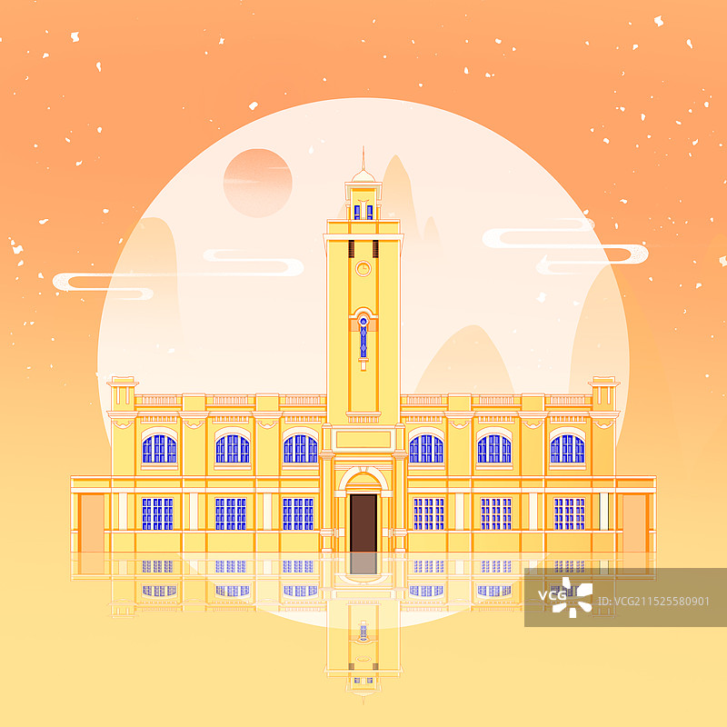 广东广州鲁迅纪念馆图片素材