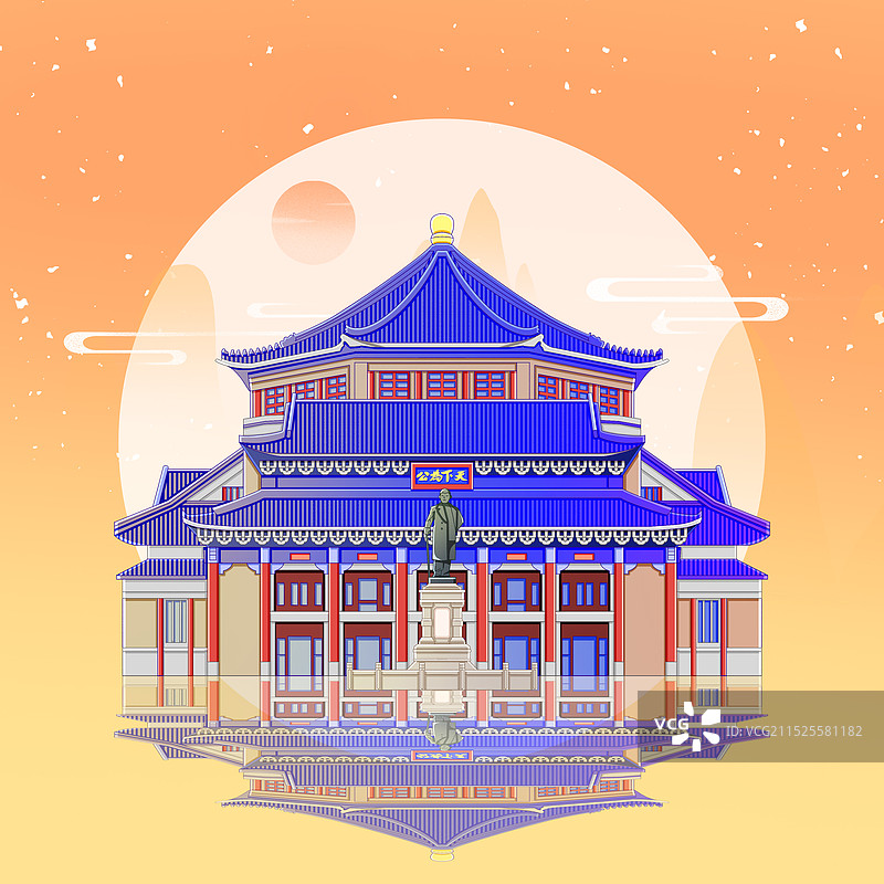 广东广州中山纪念堂图片素材