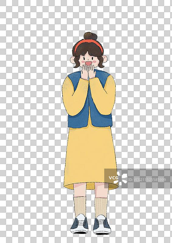 小女孩图片素材