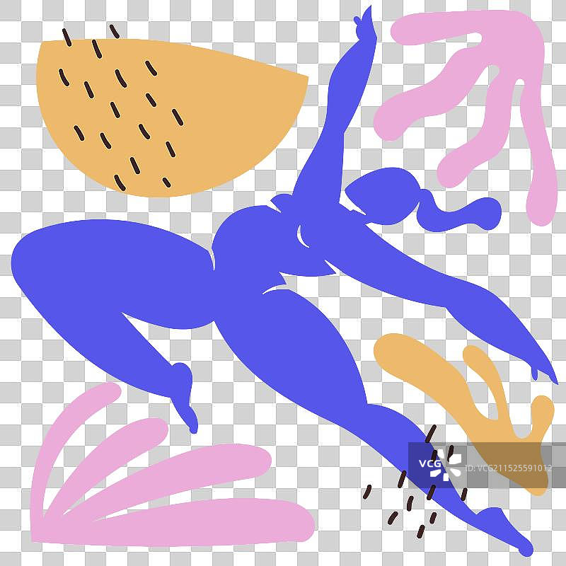 手绘马蒂斯风格图片素材