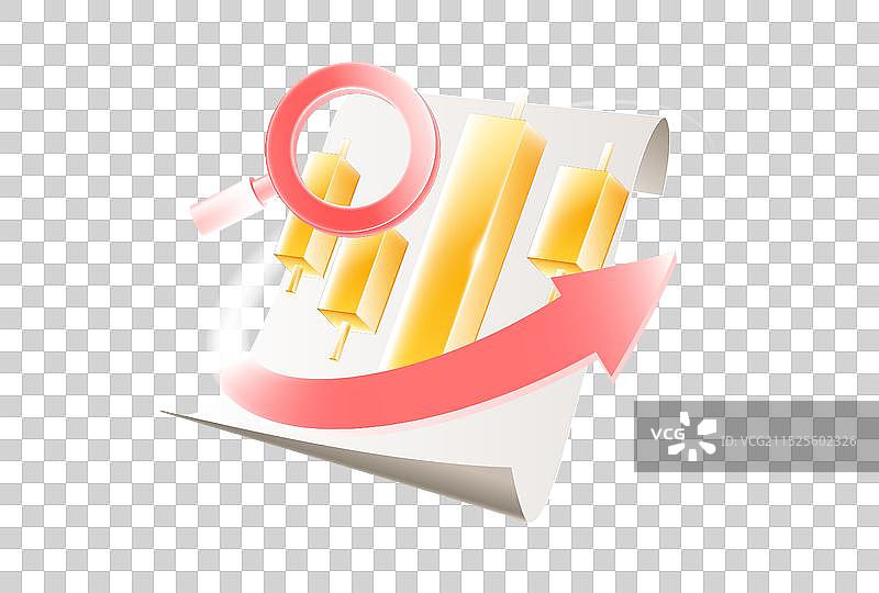3D立体金融柱状图趋势研究图片素材