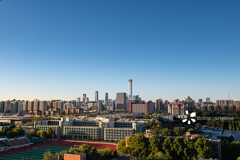 城市天际线风光图片素材