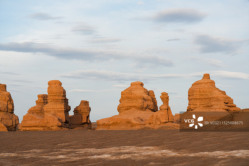 敦煌雅丹魔鬼城雅丹地貌特写图片素材