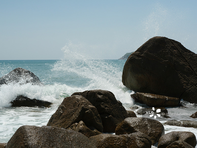 大海 礁石图片素材