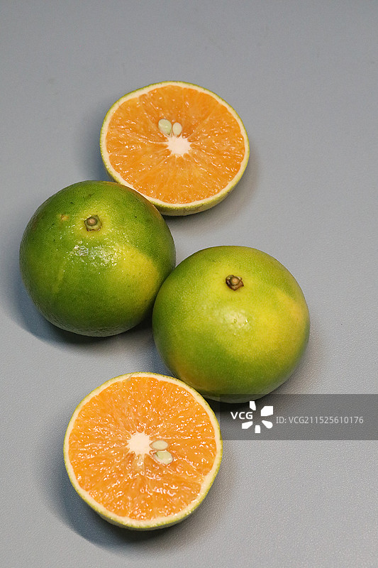 橙子  绿橙子 一盘绿橙 橙子果盘图片素材