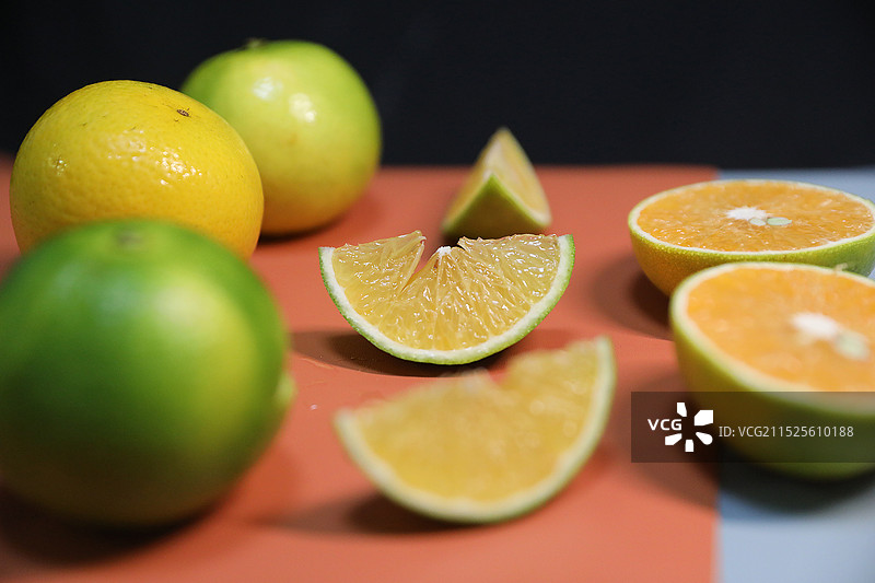 橙子  绿橙子 一盘绿橙 橙子果盘图片素材