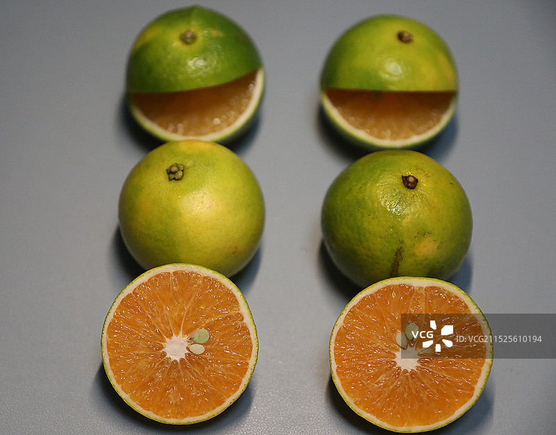 橙子  绿橙子 一盘绿橙 橙子果盘图片素材