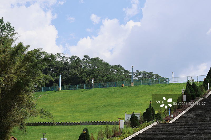 带着崽崽逛公园图片素材