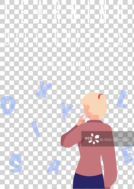 阅读障碍理解问题banner图片素材