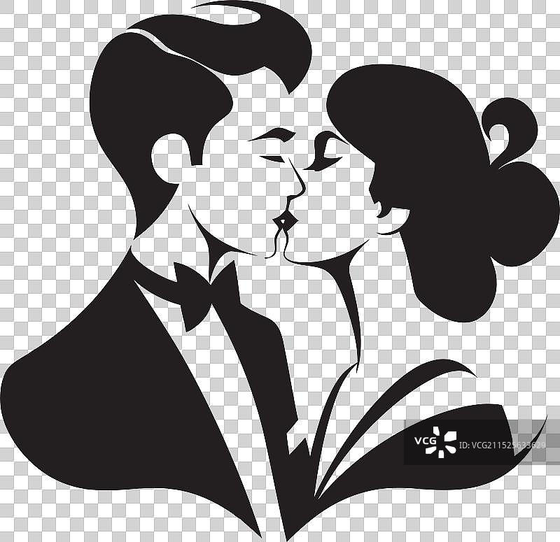 亲密结合黑色浪漫图标真爱图片素材