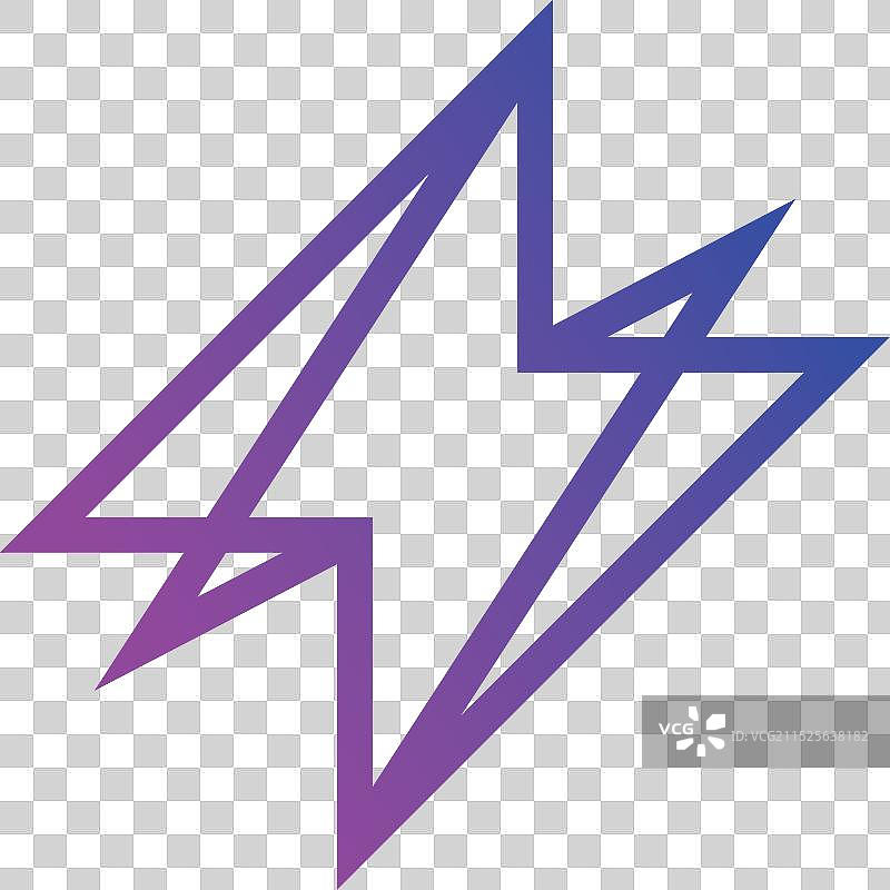 闪电标志图片素材