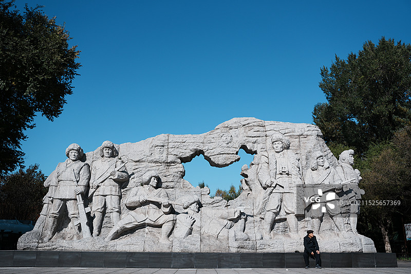 通化杨靖宇烈士陵园图片素材