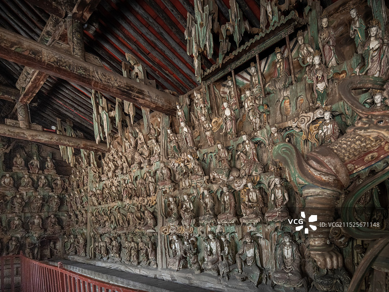 山西晋中平遥双林寺图片素材