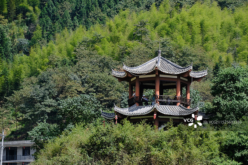 咸宁通城县药姑山·古瑶村景区图片素材