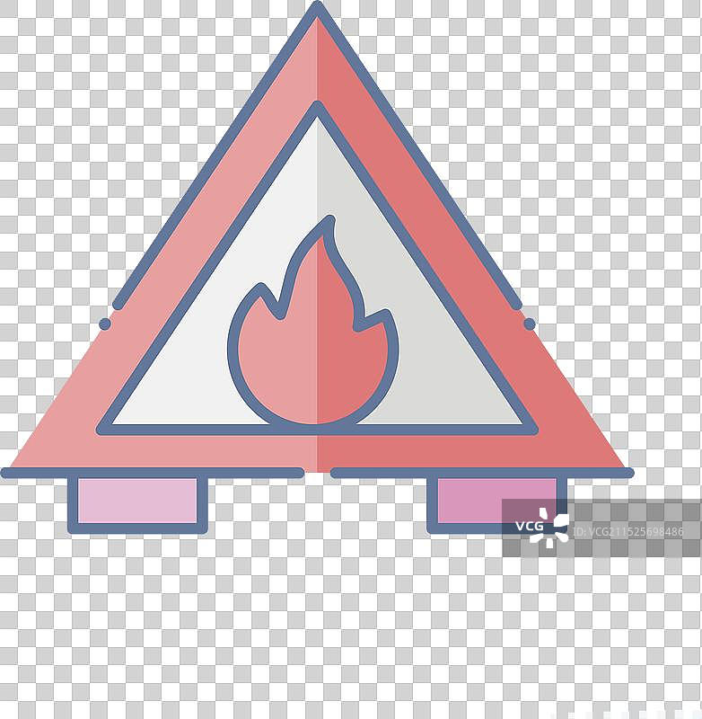 消防员火灾隐患相关图标图片素材