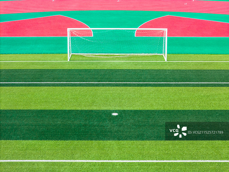 足球场的球门图片素材
