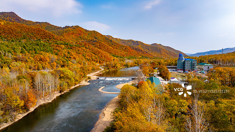 伊春市九峰山养心谷景区图片素材