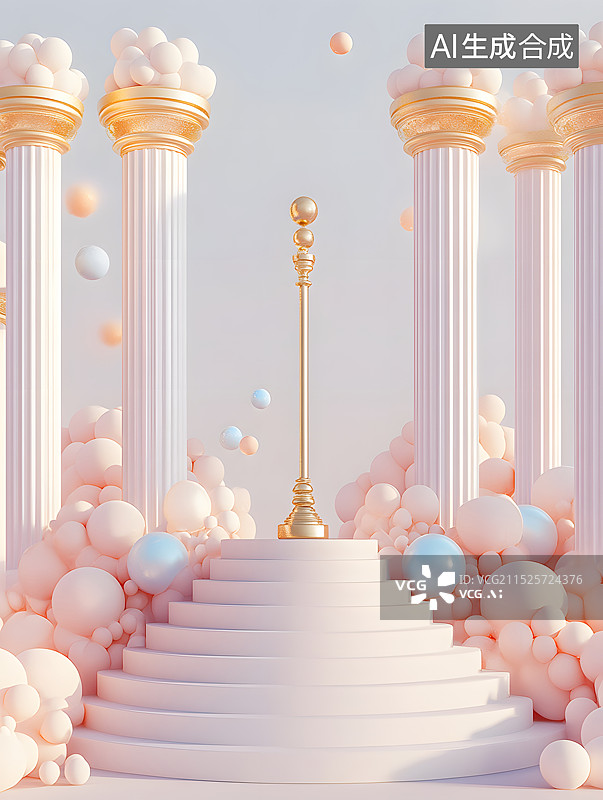 【AI数字艺术】梦幻权杖图片素材