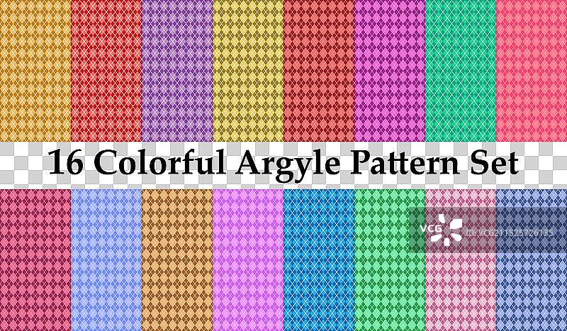 彩色菱形图案合集图片素材