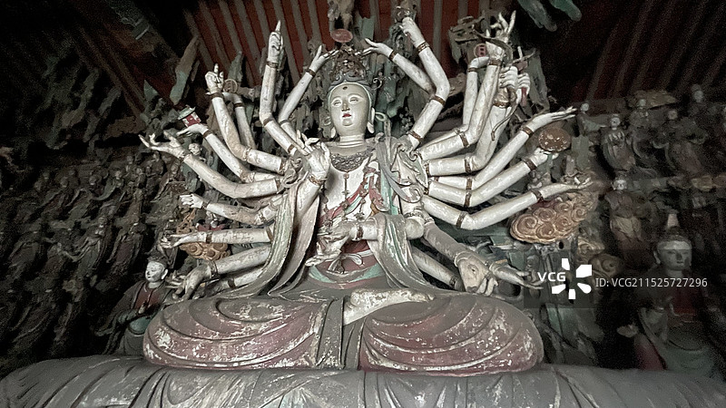 山西晋中平遥双林寺图片素材
