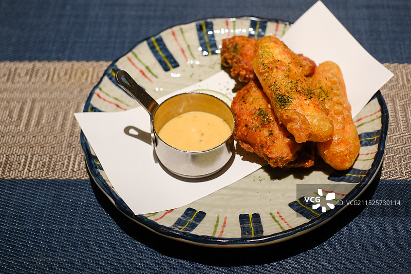 炸蟹肉棒图片素材