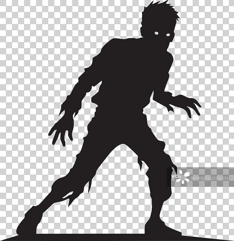 黑色僵尸图片素材