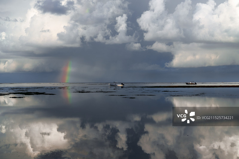 若隐若现 — 马达加斯加圣玛丽岛图片素材